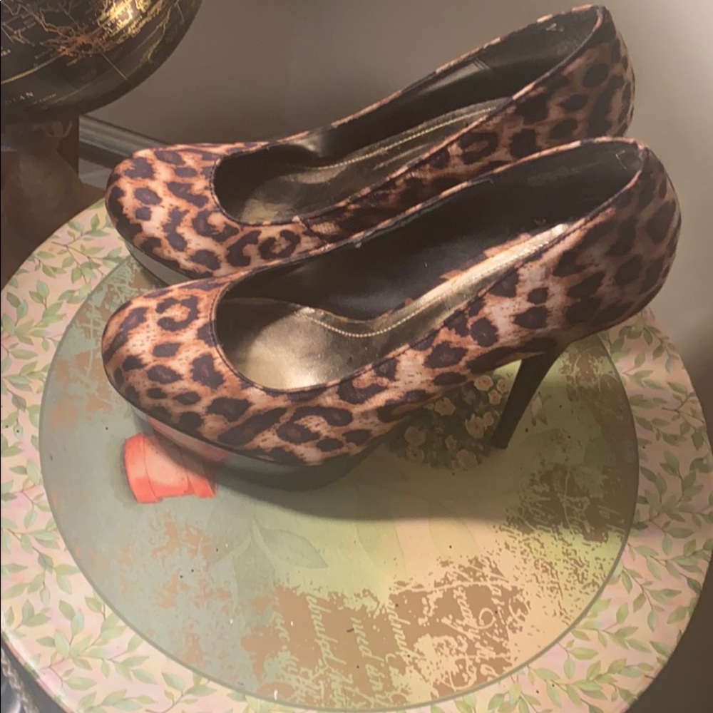 Leopard platform pumps - Picture 2 of 4